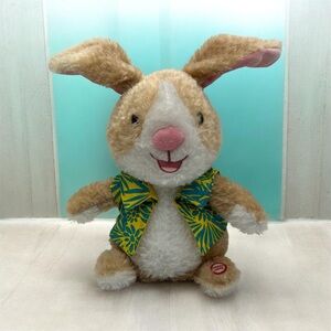 Hallmark 16” Easter Dancing Bunny Rabbit Macarena Parody Plush Animated 2014